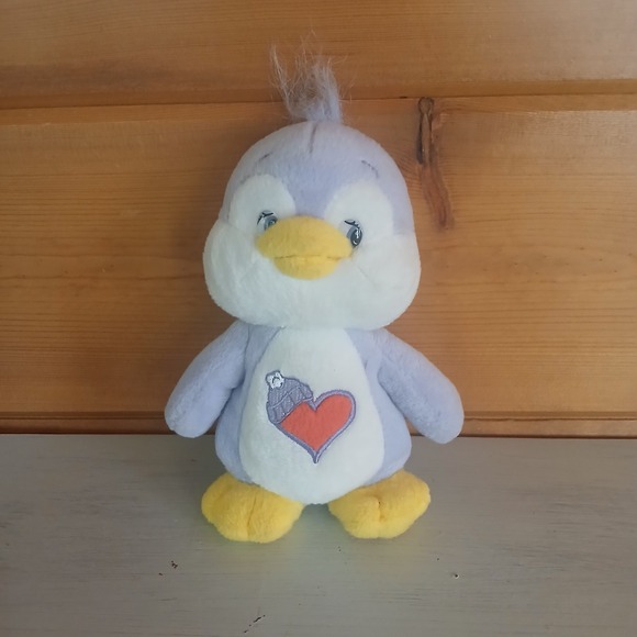 The Unbranded Brand Other - Care Bear Cousins Plush Cozy‎ Heart Penguin 2003 Vintage 8" D2